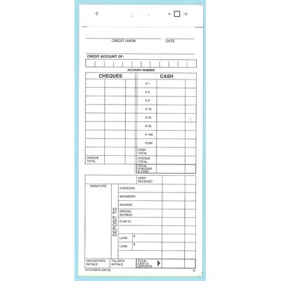 Slip - Member Deposit